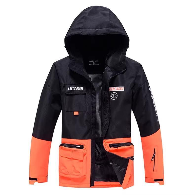 Costum de schi cald și rezistent la vânt pentru bărbați și femei - Jachetă snowboard stil coreean