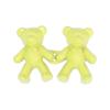 1/5pairs Colorful Bear Buckles Women Men Adjustable Jeans Pants Pins for Loose Jean Fit Tighten Waist Closing Reduce Snap Button