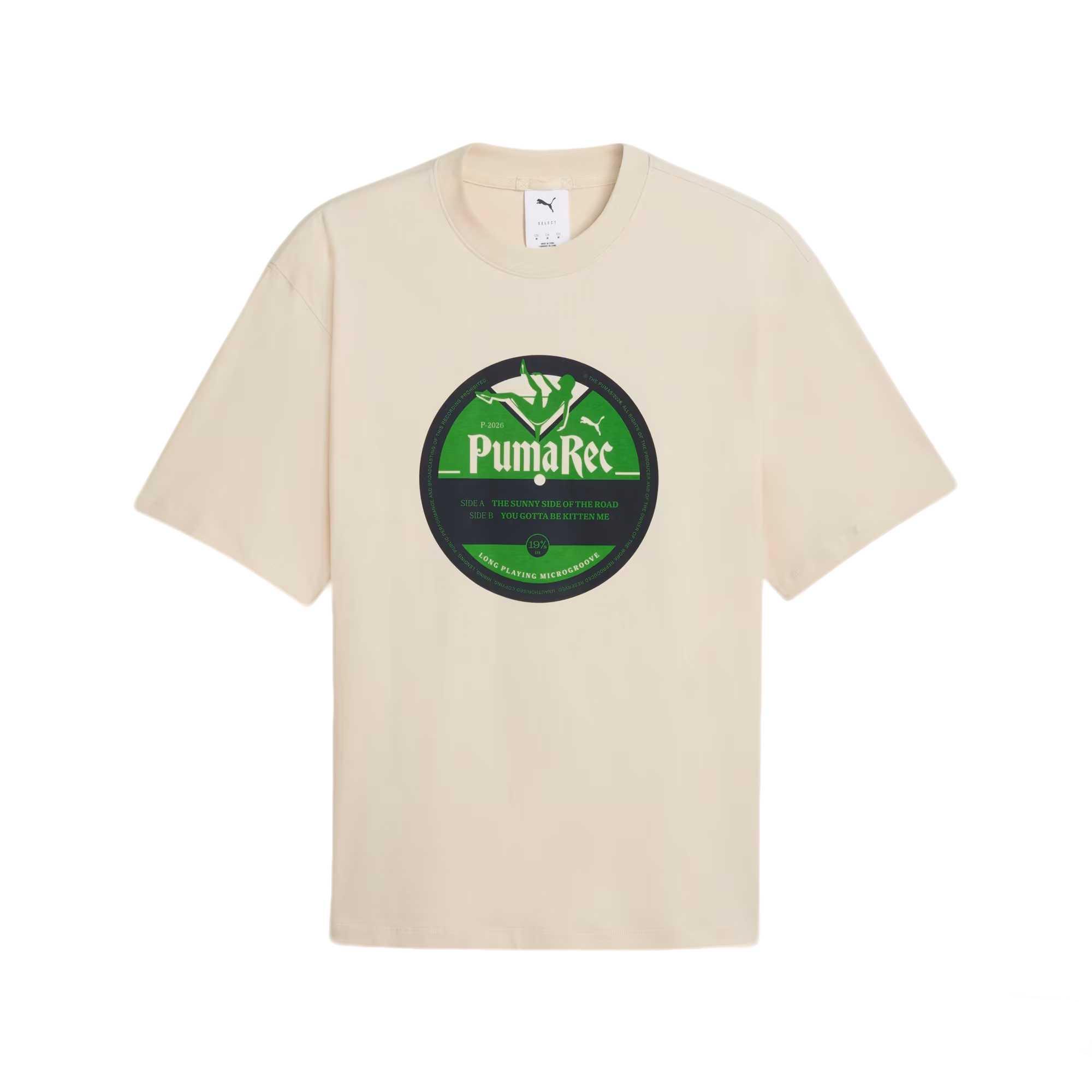 Puma House Of Graphics Printed Knit Crew Neck T-Shirt Men tops 635699-87 S