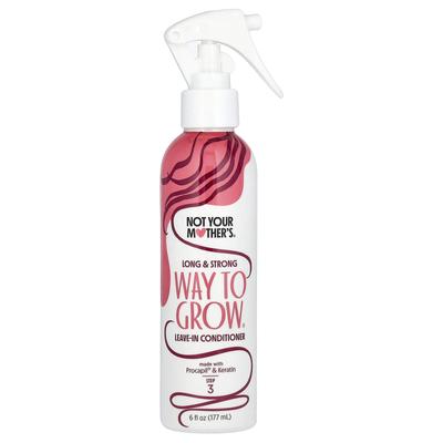 Way To Grow, Ilgi ir stiprūs nenuplaunamas kondicionierius, 6 fl oz (177 ml)