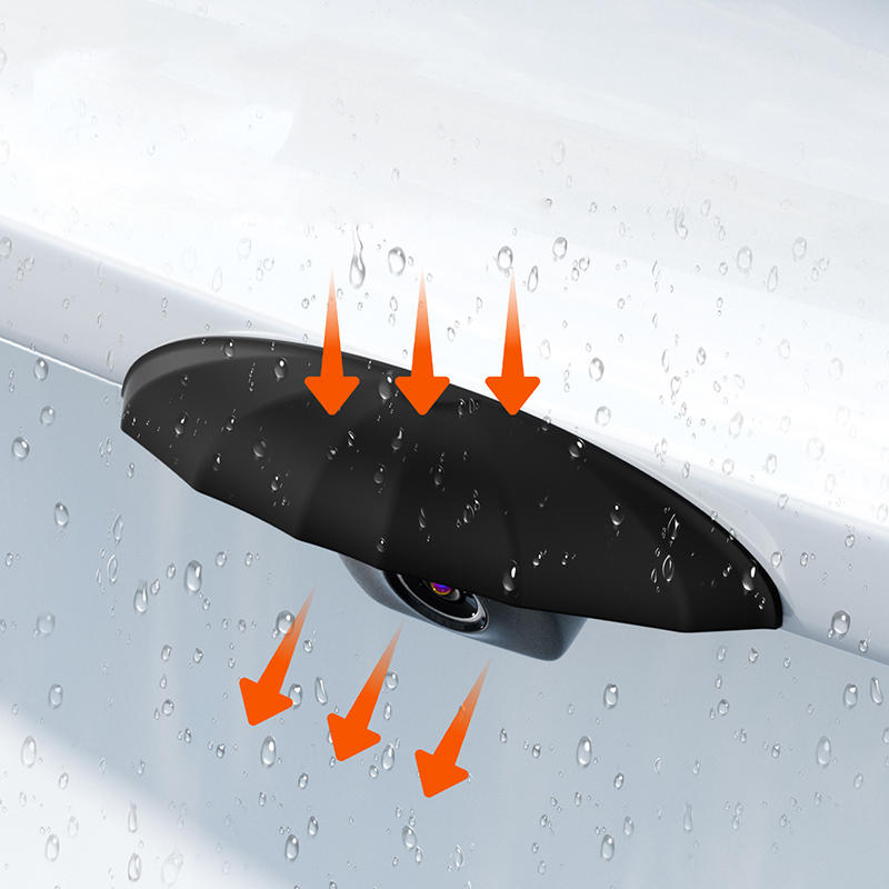 Car Reversing Rear Camera Rain Cover ABS Rain-Proof Car Reverse Camera Rain Shade Cover Waterproof Shield Car Exterior Accessory