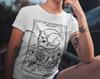 The Moon Tarot Card T-shirt: Hand-Drawn Graphic Tee