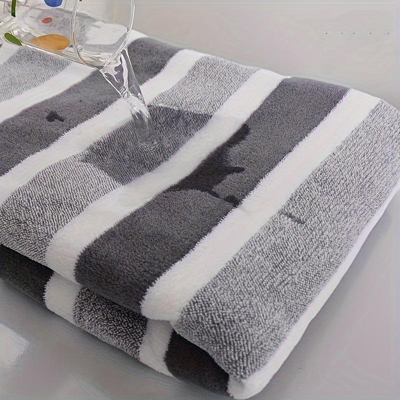 Superfine Fiber Extra Large Bath Towel Thick Absorbent Fluffy Quick Drying Polyester Travel Vacation Fitness Yoga Multi Colors