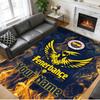 Crystal Velvet Rug Custom Name Text, Soft Non Slip Floor Mat Home DecorFenerbahçe FC