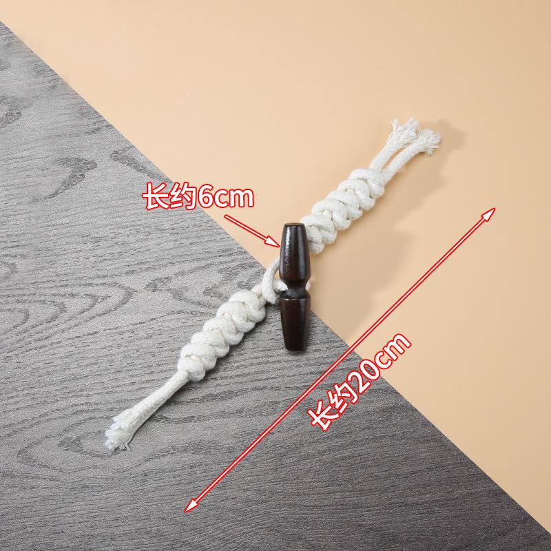 1 Pair Horn Buttons Duffle Coat Jacket Fasteners Toggle with Leather Patch Buckle Buttons for Overcoat Decor Sewing Accessories