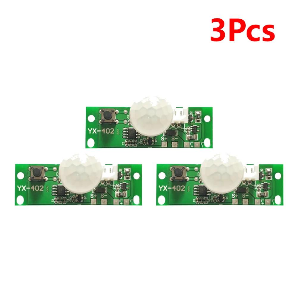 3.7V Human Infrared Induction Solar Light Circuit Board Solar Wall Lamp Control Board 3 Gear Modes PIR Sensor Module Controller