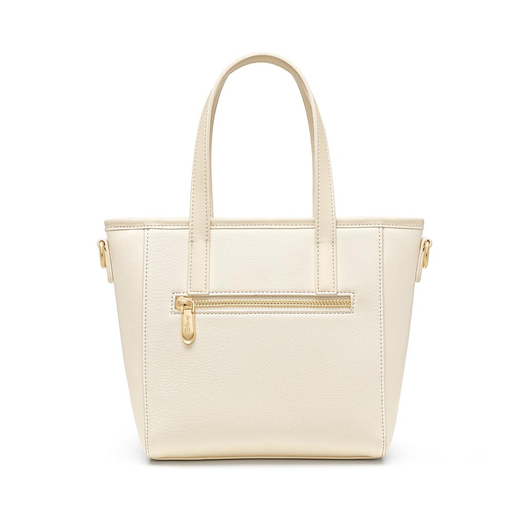 New Disney Mickey PU Tote Shoulder Bag Regular Women's Pink/Ecru DHB41216-A