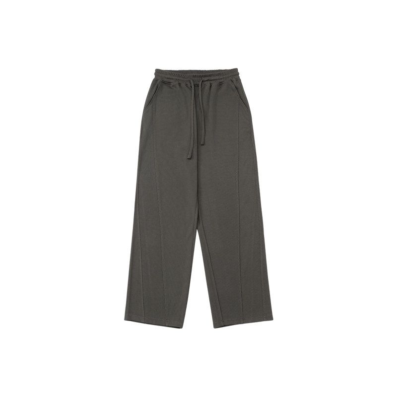 

Bodydream Textured Long Pants New Men s Casual Pants Loose Drape Straight Wide-Leg Pants