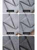 All-Polyester Solid Color Linen-Like Sofa Fabric with Soft Bag Process - Composite Flocking Fine Linen Canvas