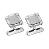 Palladium Plated Sterling Silver Cufflinks Men Cufflinks OG000163