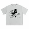Cute Shortsleeved Tshirt Unisexs and Womens Summer New Heavy Cotton Couple Street Fashion Top