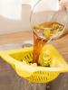 Corner Sink Strainer Basket Magnetic Kitchen Sponge Holder Sink Drain Strainer Basket For Trash Food Waste Leftovers Fruits