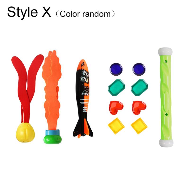 Diving Props Swim Pool Decoration Colored Plastic Summer Water Play Equipment Training Outdoor Leisure Entertainment TMZ