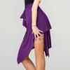 Lace Up Wrap Scarf Dancewear Solid Color Triangle Dance Skirt Latin Dance Skate Skirt  Ballroom