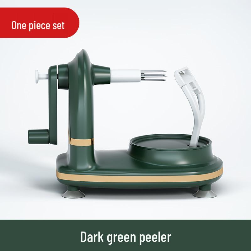 Curățător de mere multifuncțional cu manivelă și cuțit pentru fructe