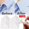 100PCS Self Adhesive Collar Fixed Pads Collar Styling Tape Does Not Warp Shirt Neck Protector Pads Shirt Collar Support Pads