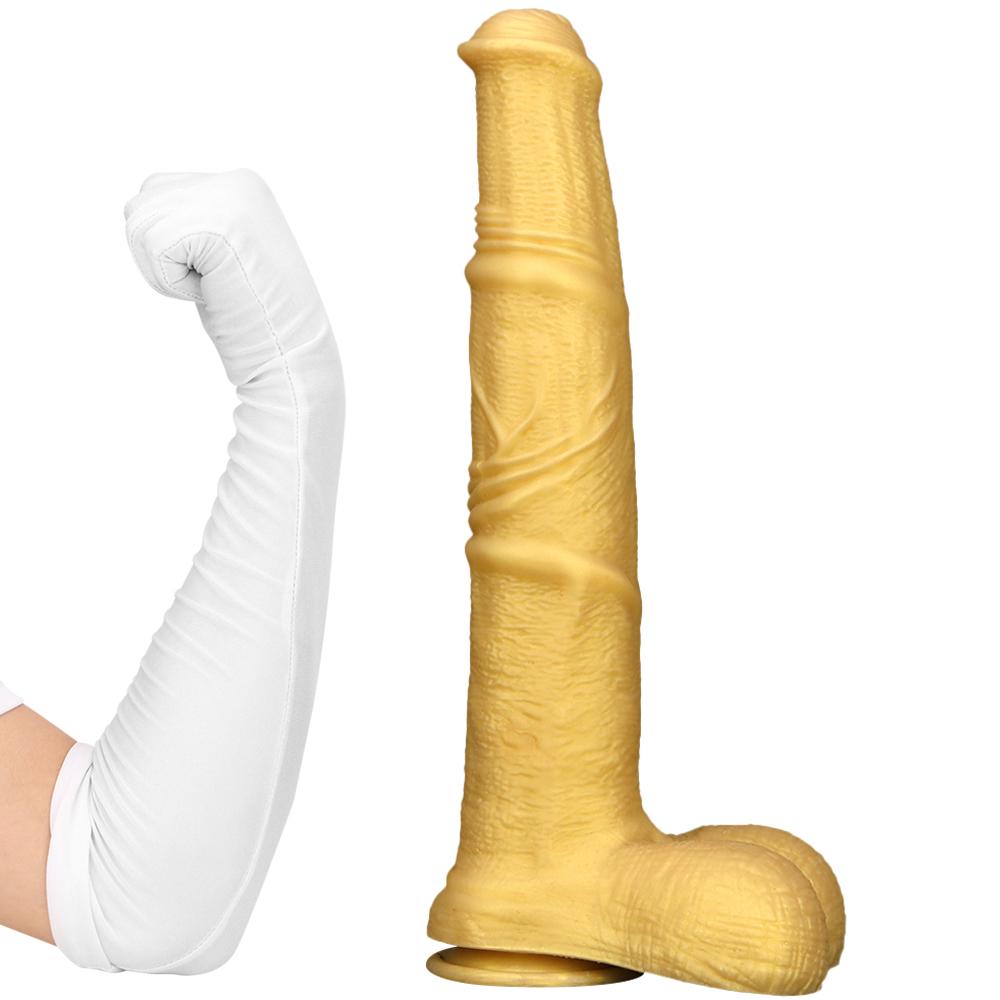 Extra Large Silicone Dildo Butt Plug Masturbator Fisting Sex Toy Realistic Penis Strap On Cock Gay BDSM