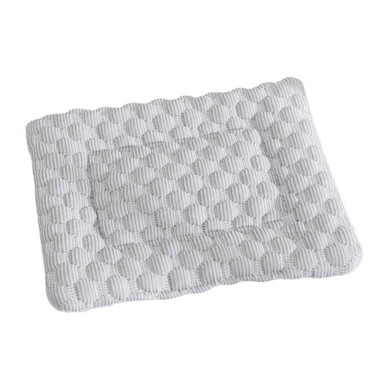 Small Animal Cooling Bed Mats With Antislip Base Multipurpose Hamster Cage Pad Ice Silk Fabric Easyly To Clean