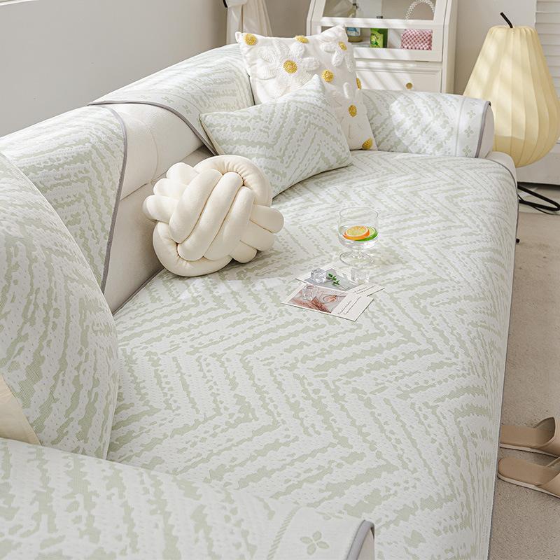 New Sofa Cushion Summer Non-Slip Seat Cushion Cream Wind Small Fresh Anti-Cat Scratch Sofa Cover Cloth Towel