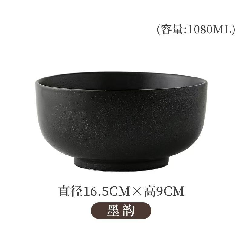 Japanese Style Ceramic Tableware Ramen Bowl Instant Noodle Bowl Kitchen Soup Dinnerware Set Fruit Salad Rice Bowls Restaurant