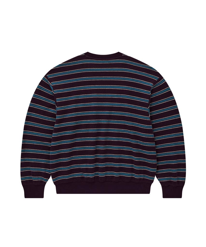 COVERNAT Striped Sweatshirt Purple