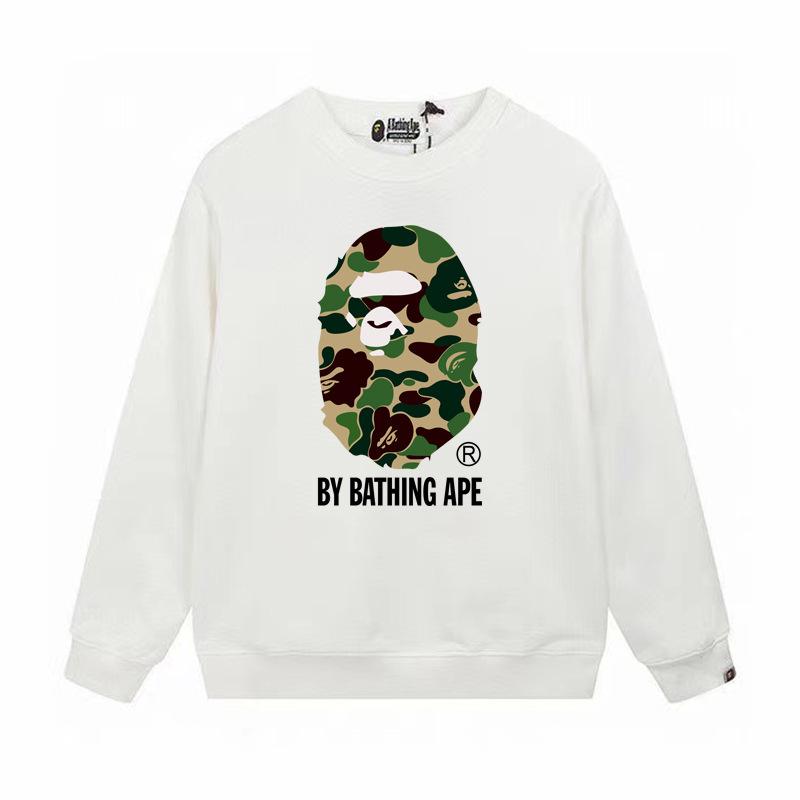 Herrtröja med lång ärm, boktryck och frotté - Höst/Vinter Casual Pullover Trendig Topp