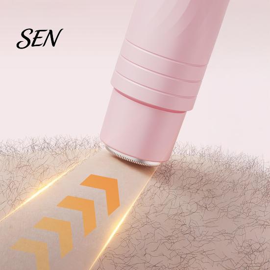 Body Hair Remover 2-In-1 Electric Shaver for Women, IPX7 Waterproof Dual-Head Trimmer, Portable Razor Face Underarms Legs Bikini Removal Epilator USB