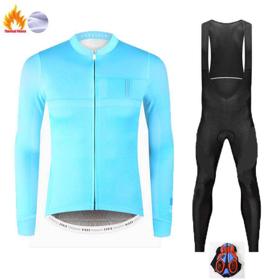 Cycling Clothing Autumn and Winter Long-sleeved Velvet Warm Road Men's Team Tour De France Cycling Clothing 2026 Winter Cycling Clothing Set