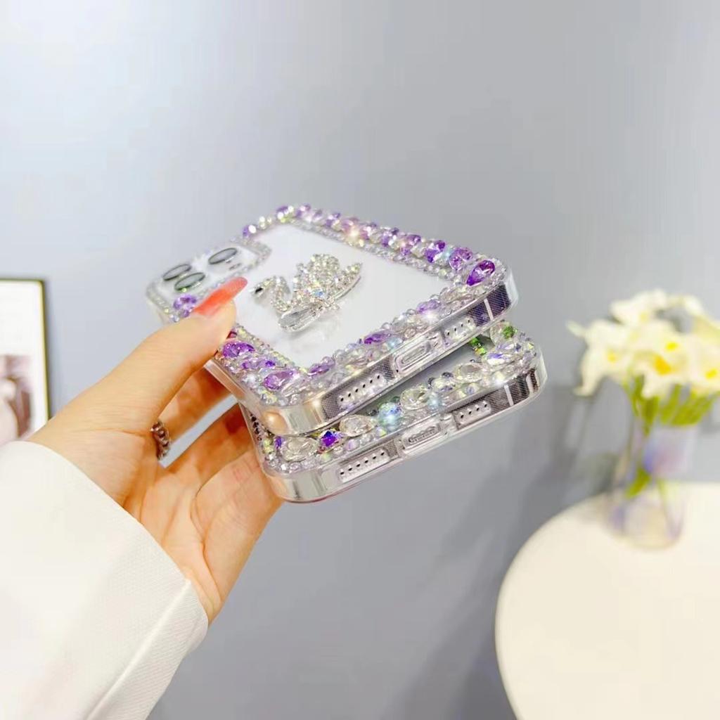 Luxuriöse Bling Strass Hülle für Samsung Galaxy S24 S23 S22 S21 S20 Ultra S23 FE A55 A35 A25 A05 A53 A54 A52 A13 A14 A15 Diamant Cover