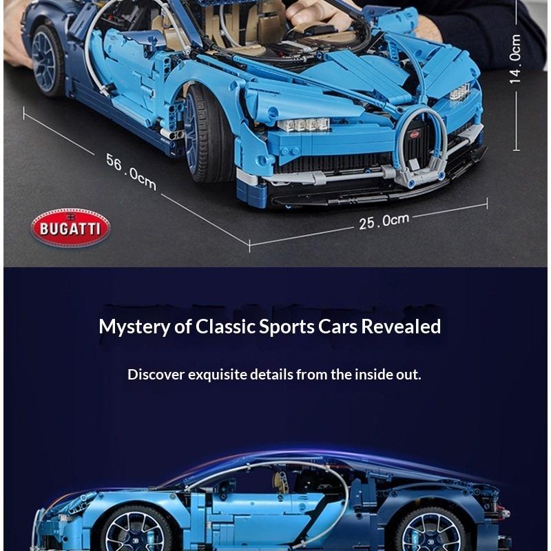Bugatti Veyron 42083 Remote Control Mechanical Group Sports Car Adult Difficult Assembly Building Block Toy