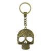 Gothic Floral Cross Keychain Religious Theme Pendant Key Ring 30mm Ring