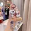 Trendy Pom-Pom Doll Phone Charm: Cute Cartoon Lanyard & Bag Pendant for Girls