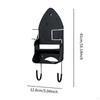 Easily Installed Holder for Electric Iron And Wall Mounted Rack
