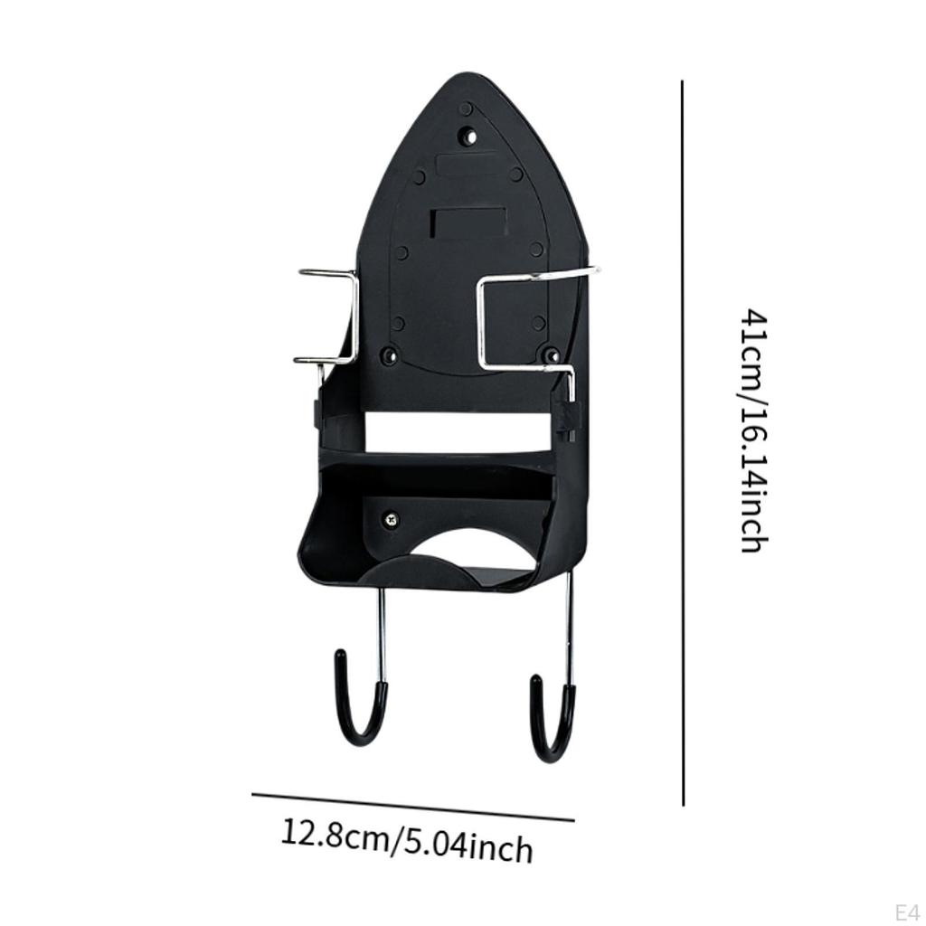 Easily Installed Holder for Electric Iron And Wall Mounted Rack