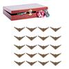 40pcs Bronze Corner Protectors Iron Furniture Corner Guard Angle Code Corner Protector  Jewelry Box