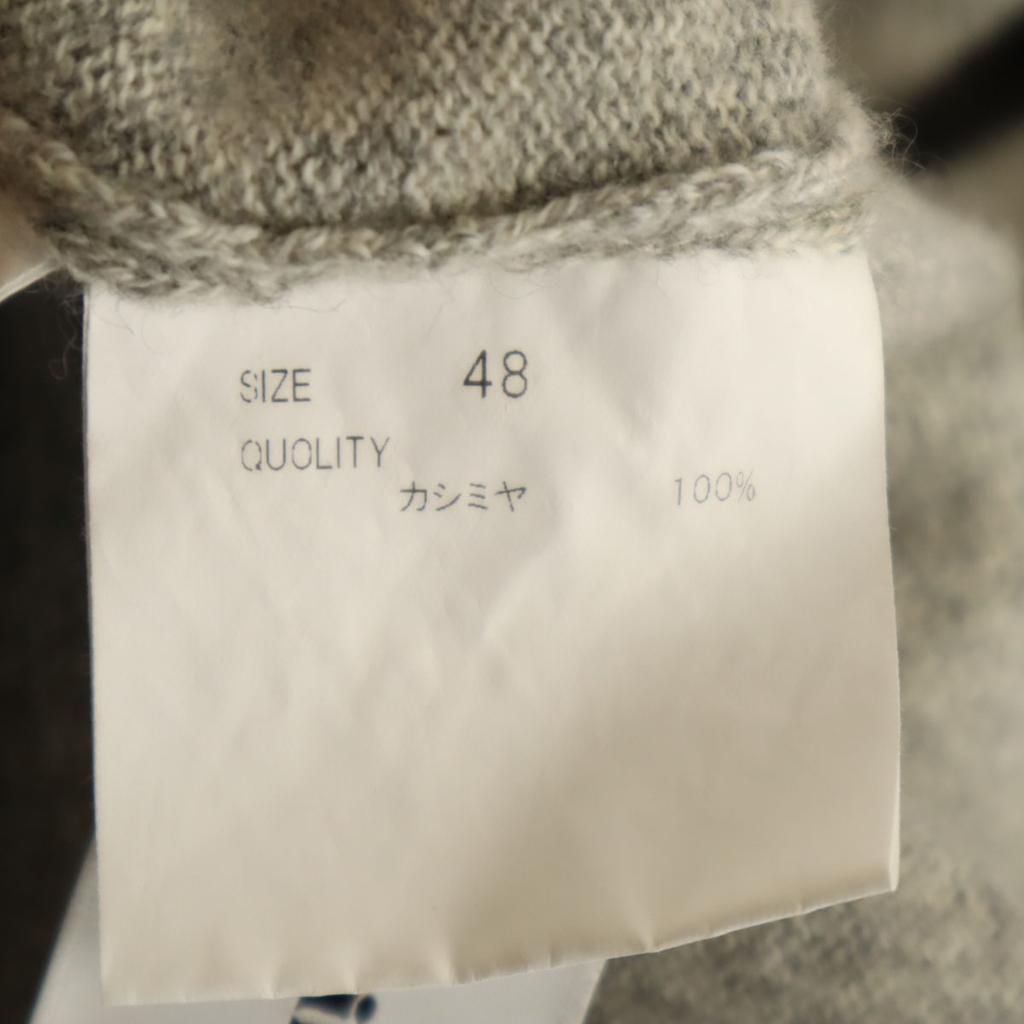 mila schon Made in Japan 100% cashmere Long sleeve knit cardigan 48 gray Men's Used