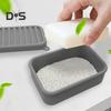 Leak-Proof Silicone Travel Soap Case with Drainage Lid Compact Design Portable Bar Soap Container Soap Holder