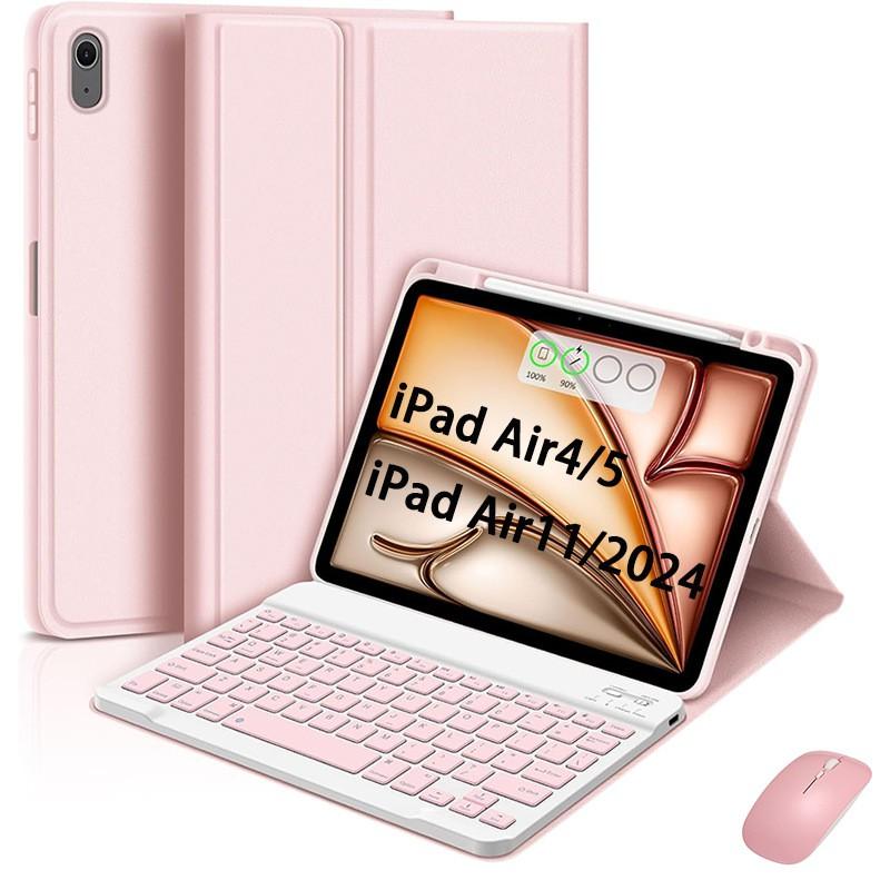 Detachable Wireless Bluetooth Keyboard Case With Pen Slot IPad Air 11 Inch Magnetic Folio Cover