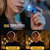 Retro Mini Keychain Thumb Camera 1080P Hd Recorder Built-In Flash Auto Focus 130 Wide Angle Lens Tft Lcd Screen Portable Camera