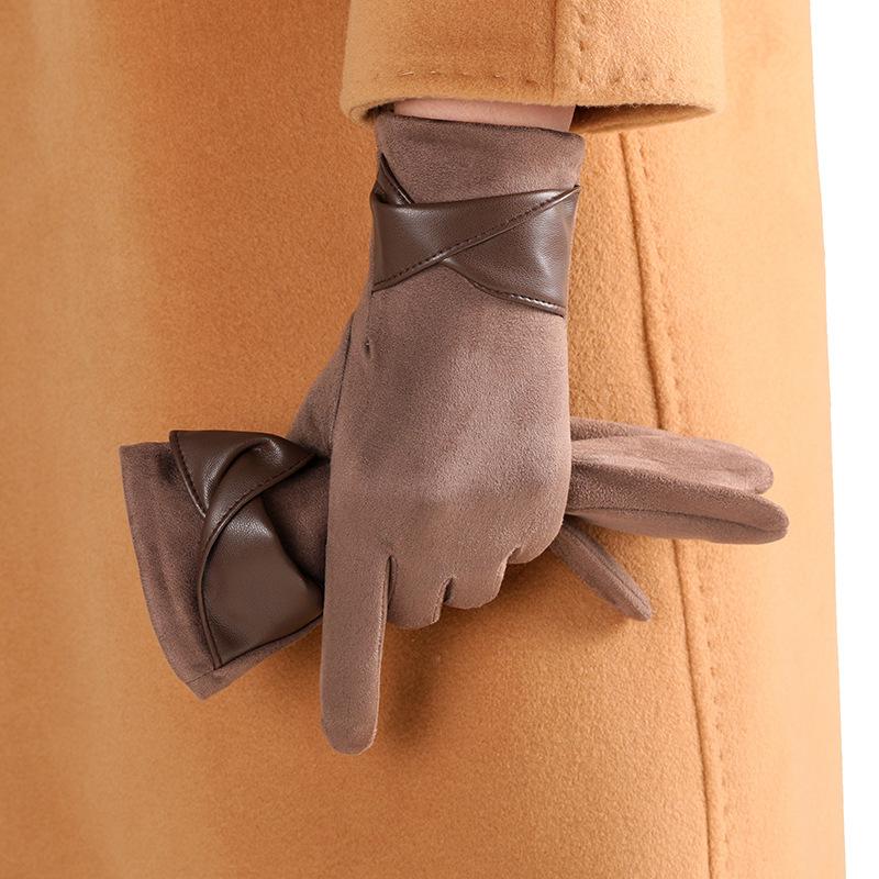 Теплые перчатки для женщин на осень и зиму