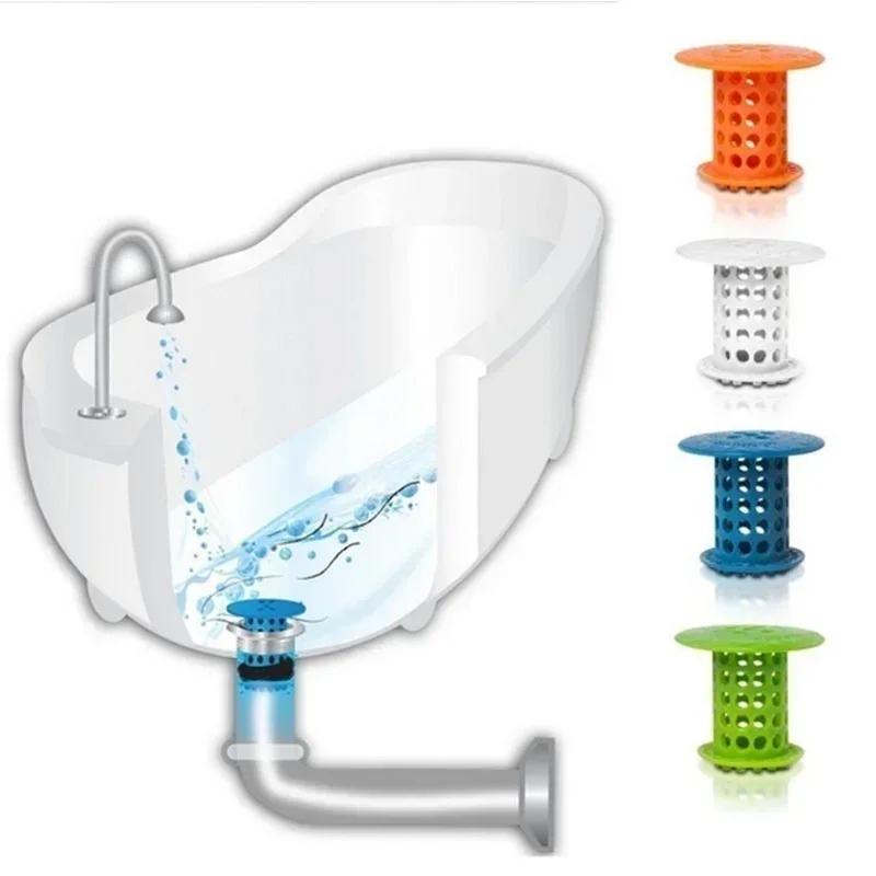 New Household Column Bathroom Anti Clogging Plastic Sink and Floor Drain Bathroom Kitchen Hair Cleaning Collector Accessories