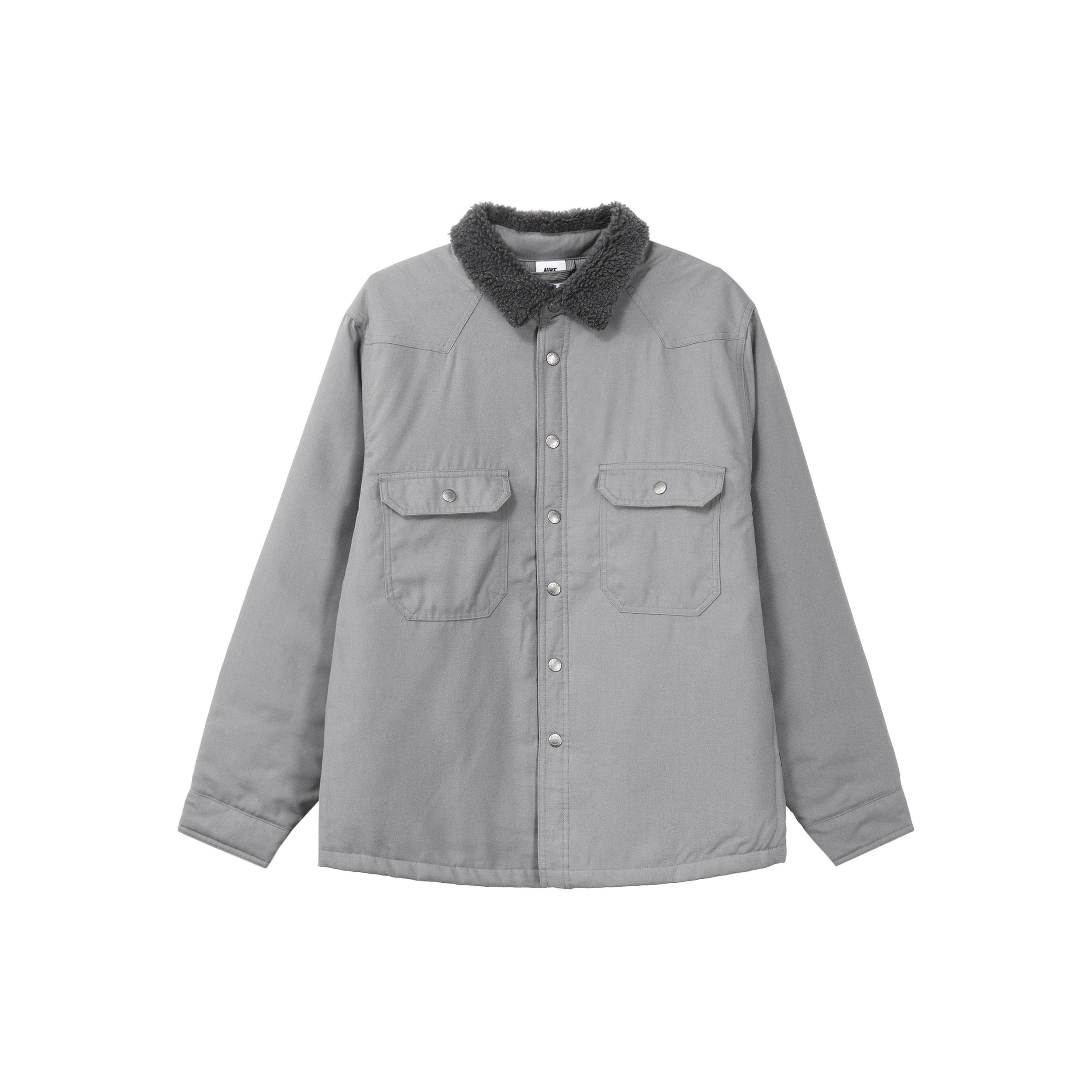 Nike SB Padded Flannel Jacket Grey Men s FQ0513-084 L