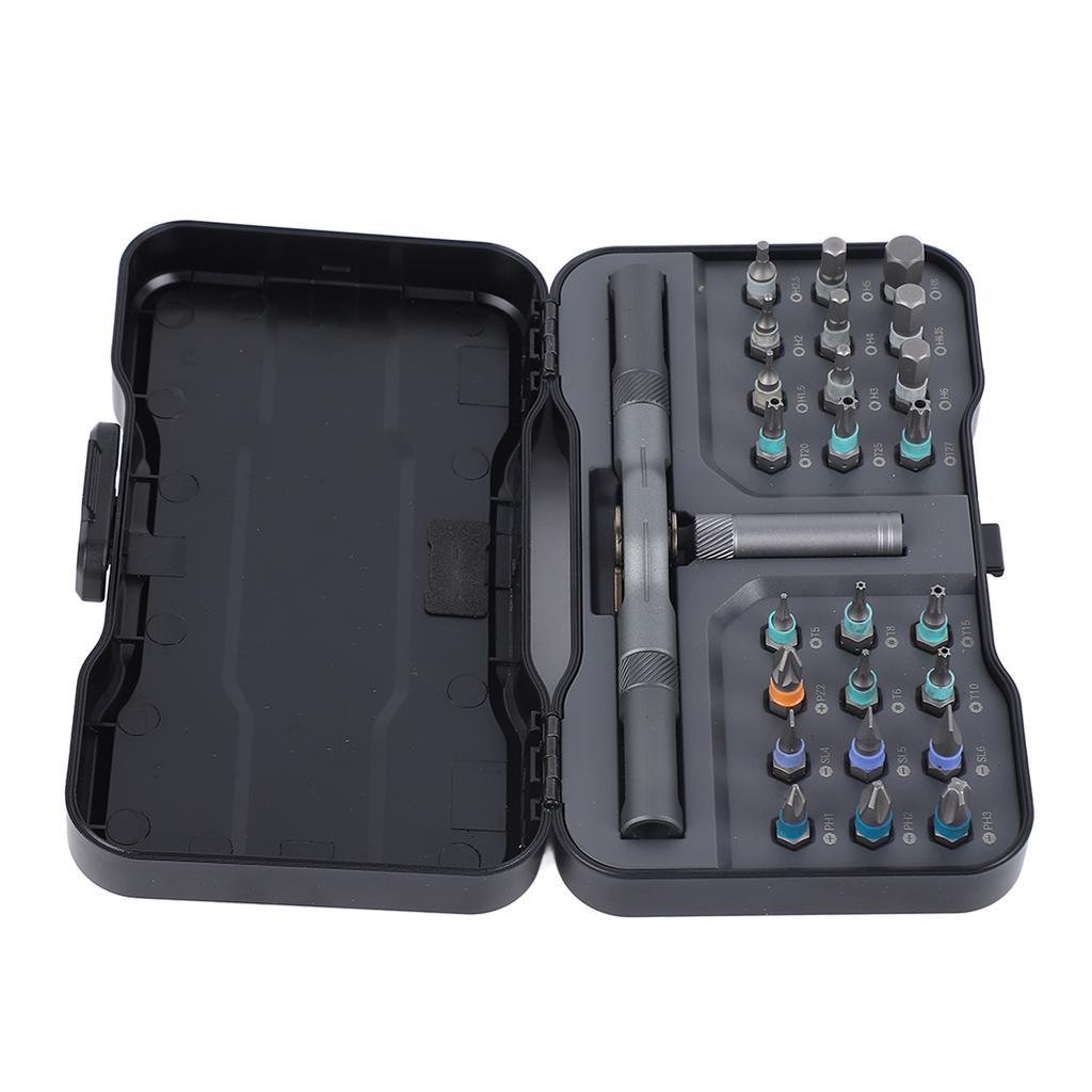 24 in 1 Ratchet Screwdriver Set Small Screwdriver Sets Ratchet Bit Set Multipurpose Repair Tool Manual