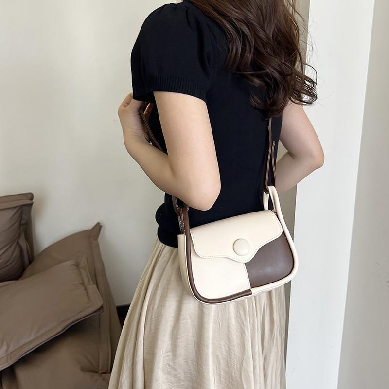 Summer Fashion Shoulder Bag New 2024 Trendy Square Shape With Stitching