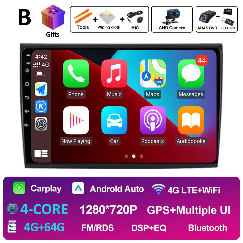 Car Video For Fiat Bravo 2007 2008 2009 2010 2011 2012 Audio Player Intelligent System 2.5D Touch Screen Bluetooth Auto Tools 4G