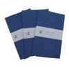 Iroha Colored Solid Tenugui Hand Set of Indigo Made In No Fray Prevention 90 X 33 Cm Towels, 3, 100% Cotton, Blue, Japan, Treatment,