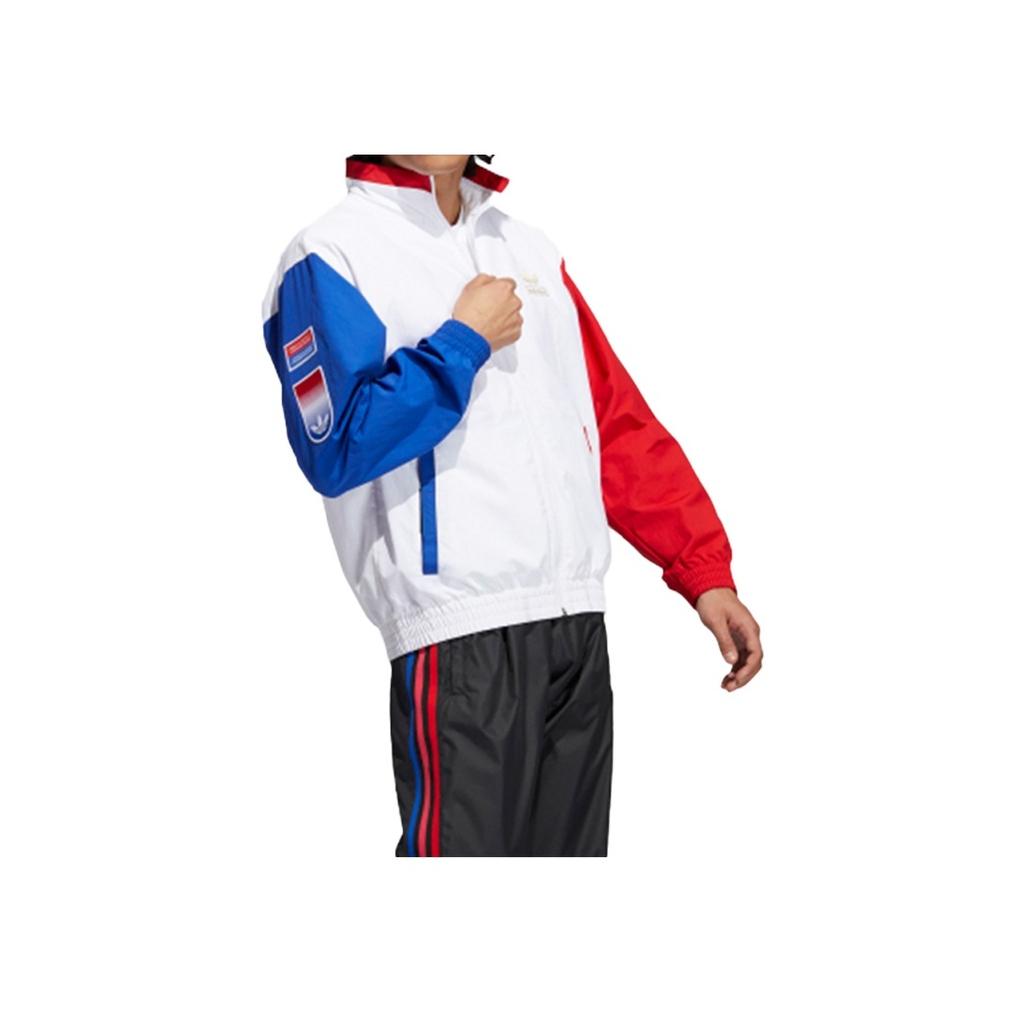 Adidas Originals Shadow Tr Wb Stand Collar Loose Sports Jacket Men Outerwear Red Blue White GL5132