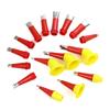 Stainless Steel Caulking Nozzles 16Size With 6Base Durability Sealant Applicator Tool For Kitchen Bathroom Sink Joints