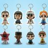 8Pcs/set Cartoon Characters Toys Cute Eleven Demogorgon Anime Figure PVC Keychain Toy Figure Pocket Things Keychain Model Toys