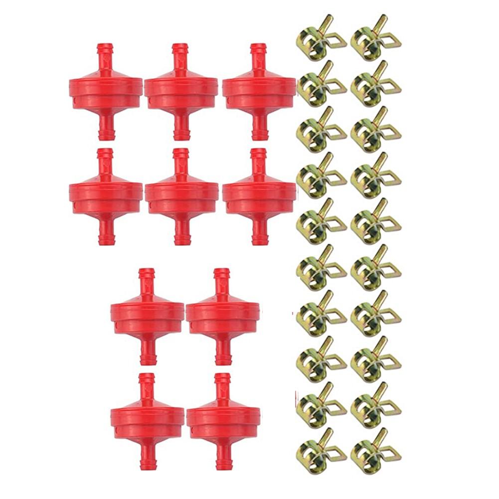 För Gräsklippare Inline Bränslefilter Klämma Tillbehör